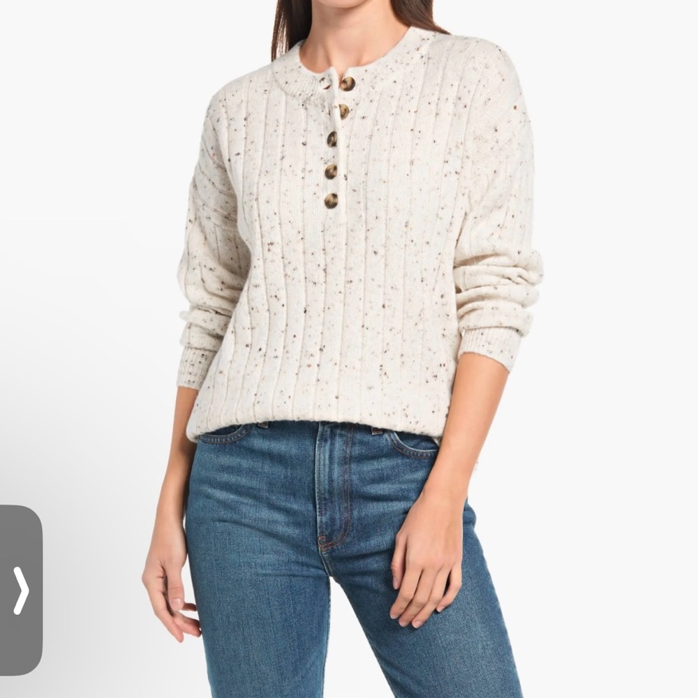 Madewell Women's Bowden Henley Sweater